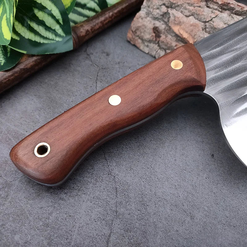 Cutelo Artesanal Avocado - Forjado à Mão