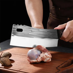 Cutelo Artesanal Garlic - Forjado à Mão + Bainha