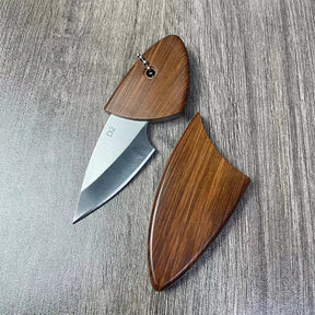 Mini Faca Chaveiro Portátil Wood