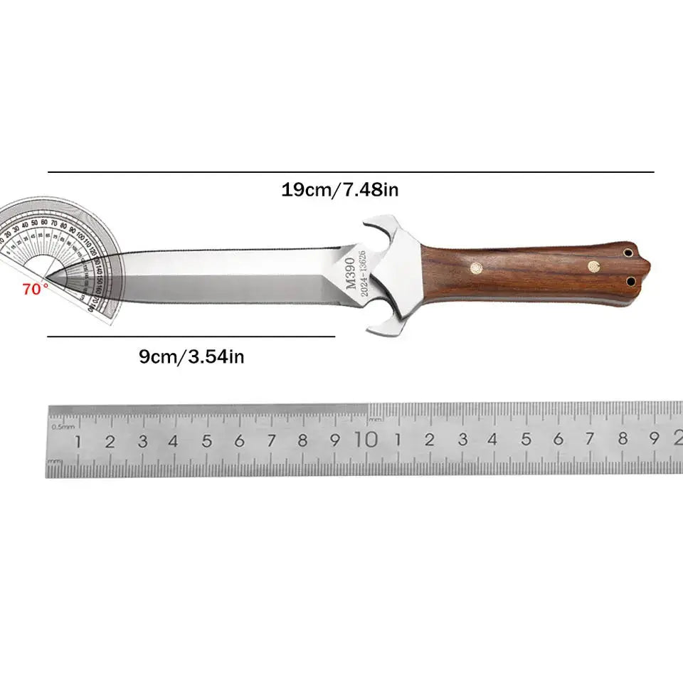 Faca Artesanal Sword - Forjada à Mão + Bainha