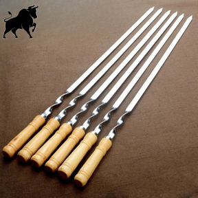 Combo 6 Espestos em Aço Inox para Churrasco